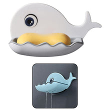 Fish Shape Wall - Mounted Double Layer Soap Holder for Bathroom & Kitchen - justgrabit.in | Just Grab It