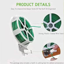 Garden Wire, Sturdy Plant Ties for Support, Garden Ties with Cutter for Tomatoes Vines, Plant Wire Tie Wire for Indoor, Outdoor, Home and Office Use (50 Mtr) - Justgrabit Inc.
