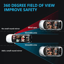 Car Blind Spot Side Mirror Black frame - (2 Pc / Set) - justgrabit.in | Just Grab It