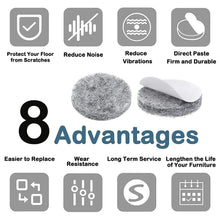 Furniture Pad Square Felt Pads Floor Protector Pad For Home & All Furniture Use - Justgrabit Inc.