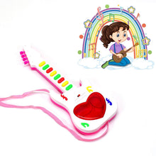 Battery Operated Musical Instruments Mini Guitar Toys and Light for 3+Years Old Kids - justgrabit.in | Just Grab It