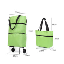 Folding Cart Bags Trolley Shopping Bag For Travel Luggage - Justgrabit Inc.