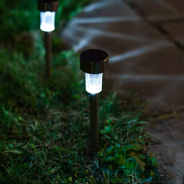 Solar Panel Led Spike Spot Light Landscape Garden Yard Path Lawn Outdors Solar Lamps, Waterproof Outdoor Decorative Landscape Lights for Garden, Patio, Yard, Walkway (MOQ : - 24) - justgrabit.in | Just Grab It