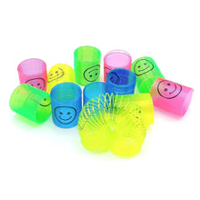 Multicolor Magic Smiley Spring, Spring Toys, Slinky, Slinky Spring Toy, Toy for Kids for Birthdays, Compact and Portable Easy to Carry (12 Pcs Set) - Justgrabit Inc.