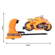 Launcher Bike Racing Toy for Kids with Manual Pull Launcher - justgrabit.in | Just Grab It