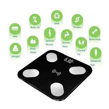 Bluetooth Body Fat Scale Digital Smart Body Weight Scale iOS and Android App to Manage Body Weight, Body Fat, Water, Muscle Mass, BMI, BMR, Bone Mass and Visceral Fat with BMI Scale - Justgrabit Inc.