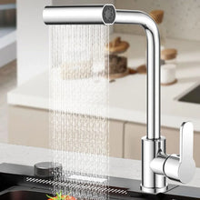 360° Rotating Waterfall Kitchen Faucet – Touch & Swivel Sink Extender (4 In 1 ) - justgrabit.in | Just Grab It