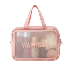 Big Zippered Cosmetic Pouch, Toiletry Bag for Cosmetics (1 Pc) - justgrabit.in | Just Grab It
