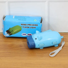 2 - LED Hand Press Torch – Battery - Free Hand Crank Flashlight - justgrabit.in | Just Grab It
