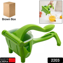 Manual Plastic Fruit Juicer, Hand Juicer Extractor Tool for Orange, Limes - justgrabit.in | Just Grab It
