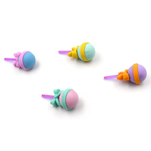 Lolipop Eraser for Girls & Boys / Eraser for School B'Day Return Gift Party Doughnut Lollipop Ice Cream Theme Shape Erasers Set for Kids Educational Stationary kit, School Supplies (1 Set 4 Pc) - justgrabit.in | Just Grab It