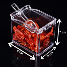 Crystal Seasoning Acrylic Box Pepper Salt Spice Rack - Justgrabit Inc.