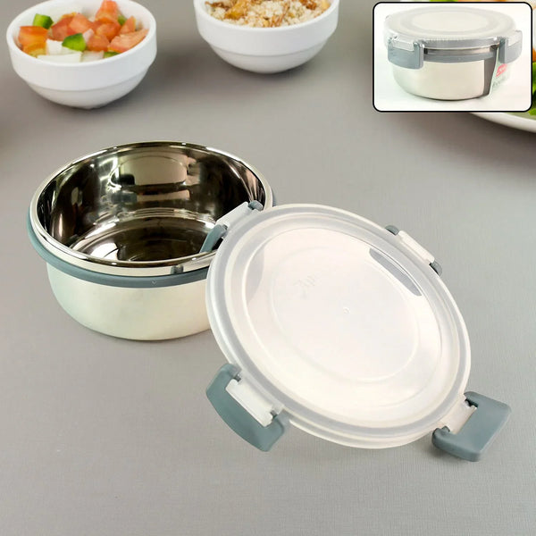 Apex Round Airtight Food Storage Container Approx 500 ml (1 Pc) - Justgrabit Inc.