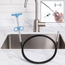 Flexible Spring Drain Cleaning Tool with Hand Grip (1 Pc / 57 Cm) - justgrabit.in | Just Grab It