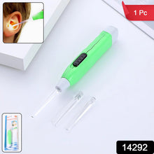 Green LED Flashlight Earpick with Tweezer (1 Pc) - justgrabit.in | Just Grab It