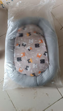 Round Soft Plush Cat Bed with Cartoon Cat Print Cushion 1 Pc - justgrabit.in | Just Grab It