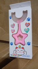 Star / U - Shape Silicone Manual Toothbrush (1 Pc) - justgrabit.in | Just Grab It