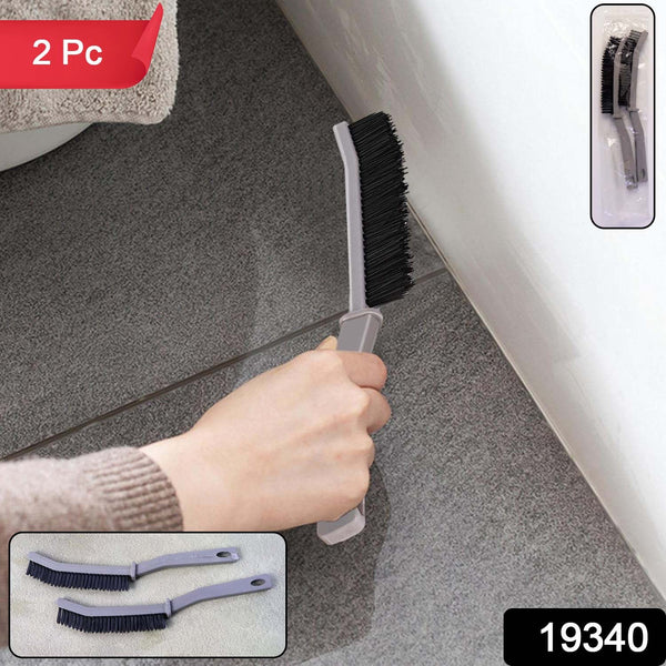 Long Handle Corner Cleaning Brush (2 Pc Set) - justgrabit.in | Just Grab It