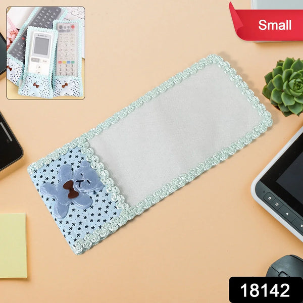 Cloth Lace Remote Control Cover Remote Case (1 Pc / 18×8 CM / Small) - justgrabit.in | Just Grab It