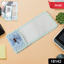 Cloth Lace Remote Control Cover Remote Case (1 Pc / 18×8 CM / Small) - justgrabit.in | Just Grab It