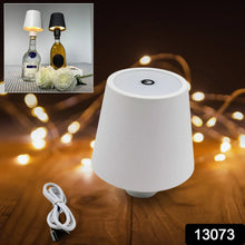 USB Rechargeable LED Bottle Lamp – 3 Color Dimmable Wireless Table Light for Home & Bar (1 Pc) - Justgrabit Inc.