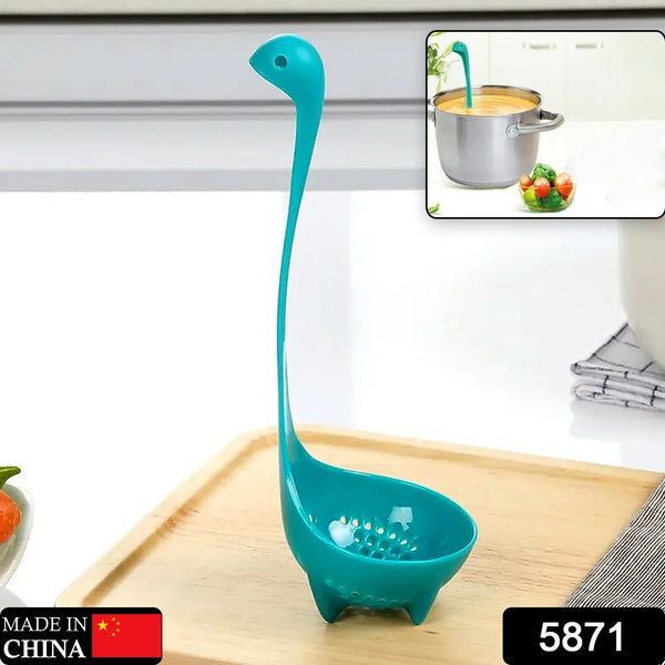 Multifunctional Colander Spoon: Soup Strainer, Long Handle, Kitchen Tool - Justgrabit Inc.