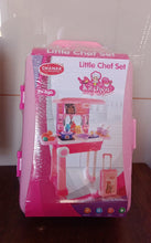 Kitchen Set Kids with Suitcase Role Play Cooking Toy for Girls & Boys (3+) - justgrabit.in | Just Grab It