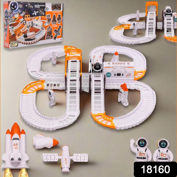 Outer Space Race Track Set for Kids Toys (1 Set) - justgrabit.in | Just Grab It