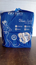 Beautiful Basics Blue Lady Extra Long Pads With Wides Wings Sanitary Pads – 280 mm, 40 - Pack - justgrabit.in | Just Grab It