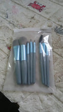 8 - Piece Mini Makeup Brush Kit – Portable Premium Synthetic Set with Case (Mix Colors) - Justgrabit Inc.