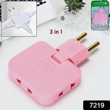 Wireless 3 in 1 Foldable Wall Plug Adapter / Socket / Converter (1 Pc) - justgrabit.in | Just Grab It