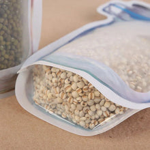 Reusable Airtight Seal Plastic Food Storage Mason Jar Zipper (1000ml) - Justgrabit Inc.