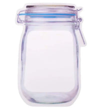 Reusable Airtight Seal Plastic Food Storage Mason Jar Zipper (1000ml) - Justgrabit Inc.