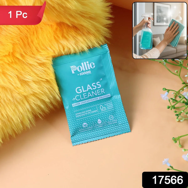 Pollic Kadam Concentrated Glass & Mirror Cleaner Sachet (15 Gm) - justgrabit.in | Just Grab It