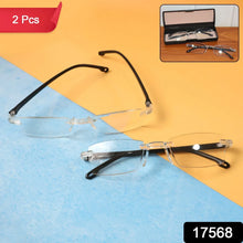 Pack of 2 Rimless Reading Glasses – Lightweight Comfort Readers - Justgrabit Inc.