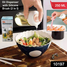Oil Dispenser with Silicone Oil Brush (1 Pc / With Brush / 250 ML Approx) - justgrabit.in | Just Grab It