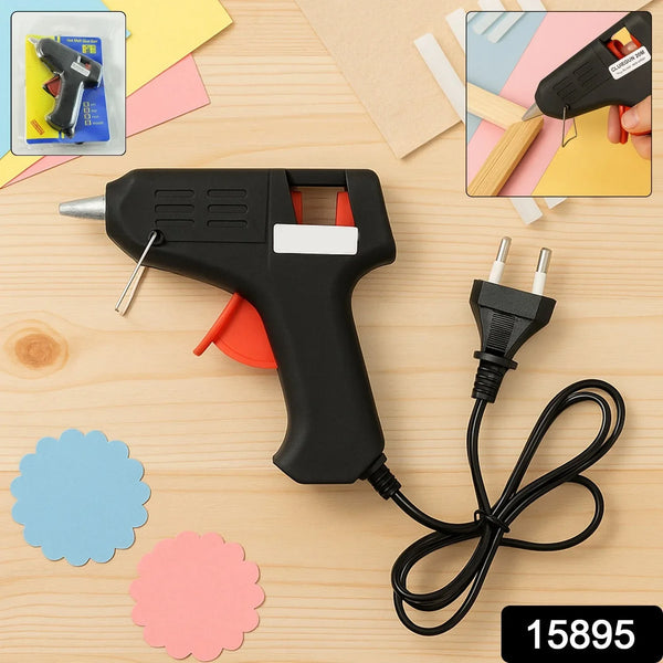 20W Hot Melt Glue Gun – Fast - Heating Craft & Repair Adhesive Applicator (1 Pc) - justgrabit.in | Just Grab It