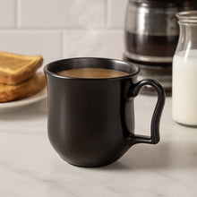 Premium Plastic Coffee / Tea Cups / Mug with Handle (1 Pc / With Color Box / Black) - justgrabit.in | Just Grab It