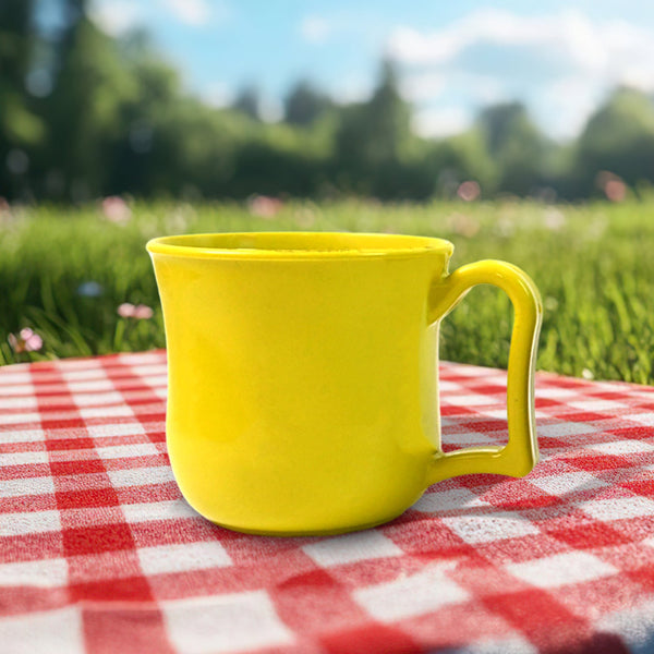 Premium Plastic Coffee,Tea Mug with Handle (1 Pc / With Color Box / Mix Color) - justgrabit.in | Just Grab It