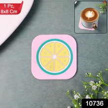 Premium Silicone Drink Coaster (1 Pc, 8×8 cm / Mix Design) - justgrabit.in | Just Grab It
