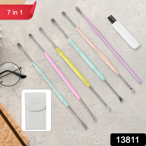 7 Pcs Earwax Removal Kit | Ear Cleansing Tool Set - justgrabit.in | Just Grab It