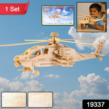 3D Wooden Helicopter Puzzle DIY Model Kit (1 Set) - justgrabit.in | Just Grab It