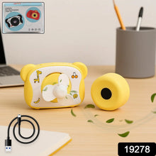 Cute Bear - Shaped Mini Rechargeable Fan (1 Pc) - Justgrabit Inc.