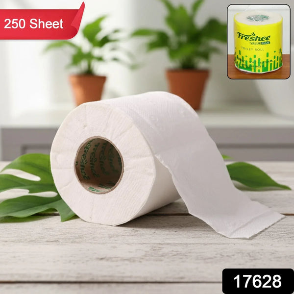 Freshee Ultra - Soft 2 - Ply Toilet Roll — 250 Sheets Per Roll (10x10 Cm) - justgrabit.in | Just Grab It
