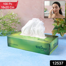 Freshee Premium Skin - Friendly Facial Tissues — 100 Pc Box (18 x 20 cm) - justgrabit.in | Just Grab It