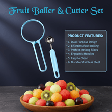 Multi - Function Melon Baller and Fruit Cutter Set - justgrabit.in | Just Grab It