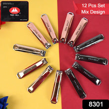 Stainless Steel Cute Nail Clipper Nail Catcher, Nail File (12 Pcs Set / Mix Design) - justgrabit.in | Just Grab It