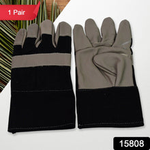 Gloves Gardening Gloves for Men Women Leather Gloves Heavy Duty Gloves (1 Pair) - justgrabit.in | Just Grab It
