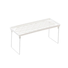 Folding Storage Organizer Stack Shelf Rack (1 Pc) - justgrabit.in | Just Grab It