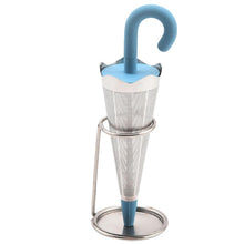 Reusable Cute Umbrella Tea Strainer With Tray / Stand (1 Pc) - justgrabit.in | Just Grab It